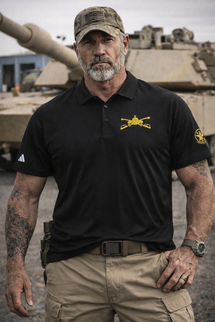 ADIDAS sport polo with ARMOR Logo