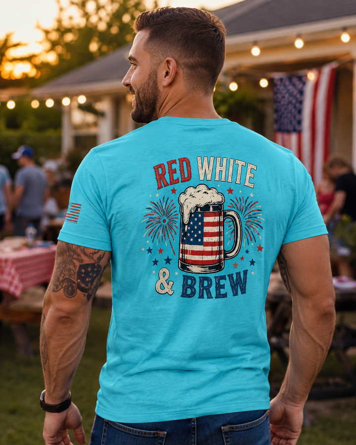 Stars, Stripes & Brew Tee