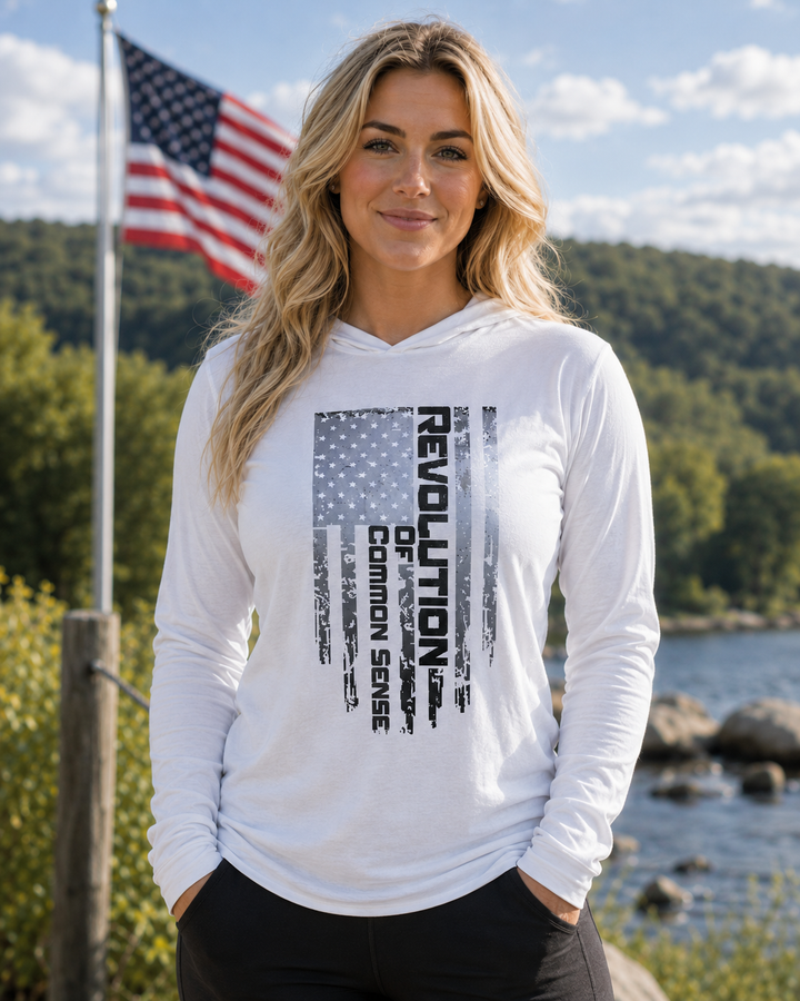 Common Sense Patriot Hooded Tee